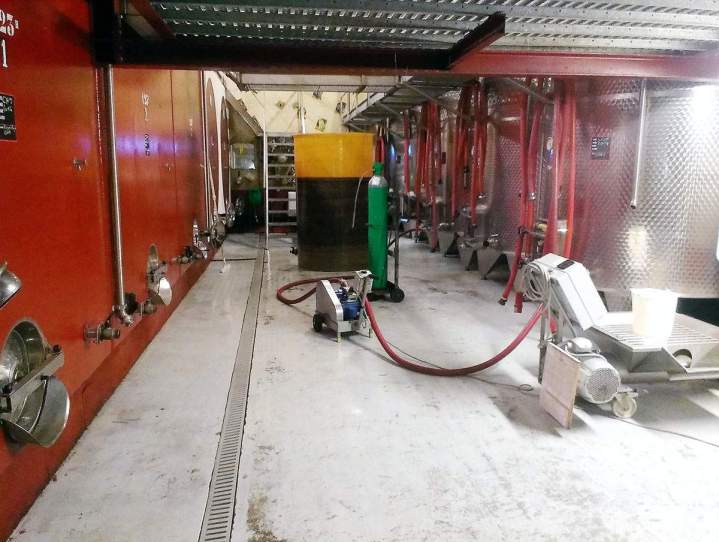 Installation de production de vin, Châteauneuf-du-Pape